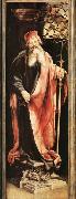 Matthias  Grunewald St Antony the Hermit oil painting